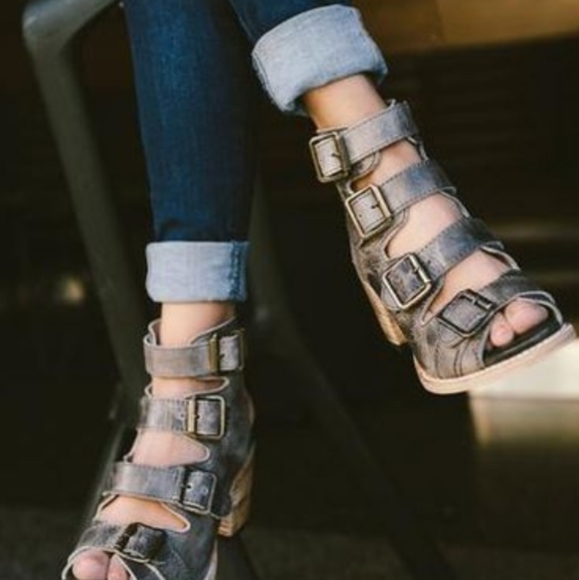 Freebird by Steven Shoes - Freebird by Steven Black Leather Quail Boot Size 8